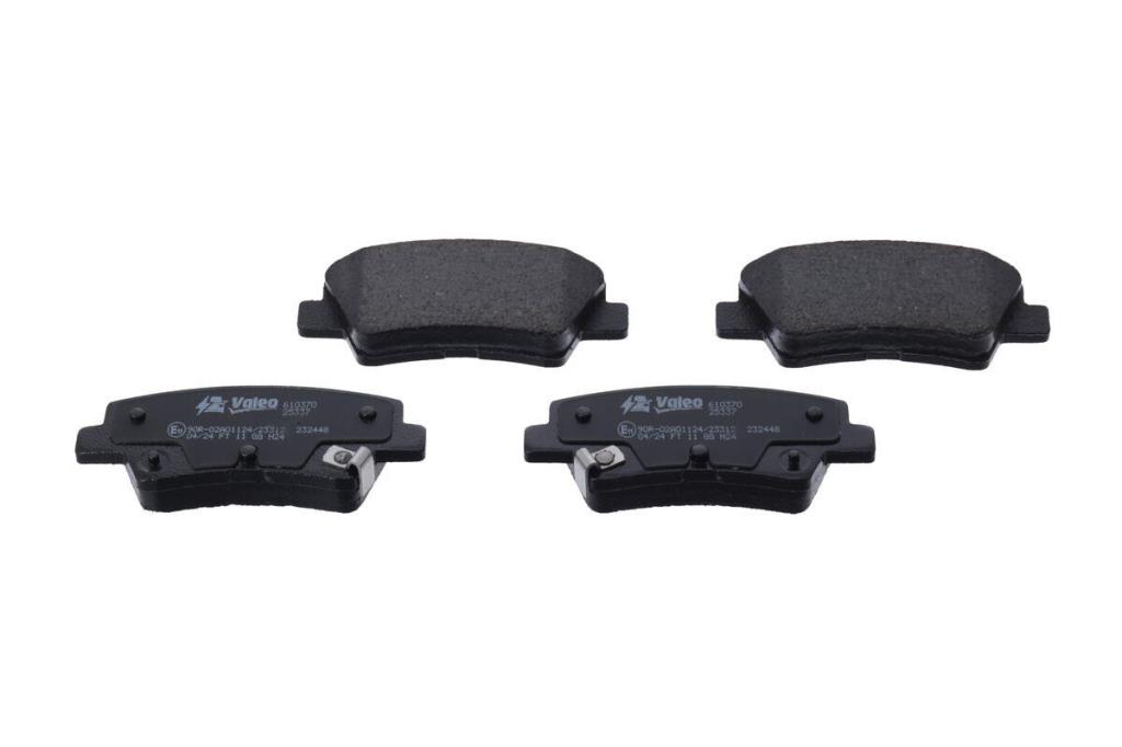 Jeu de 4 plaquettes de frein VALEO ref. 610370